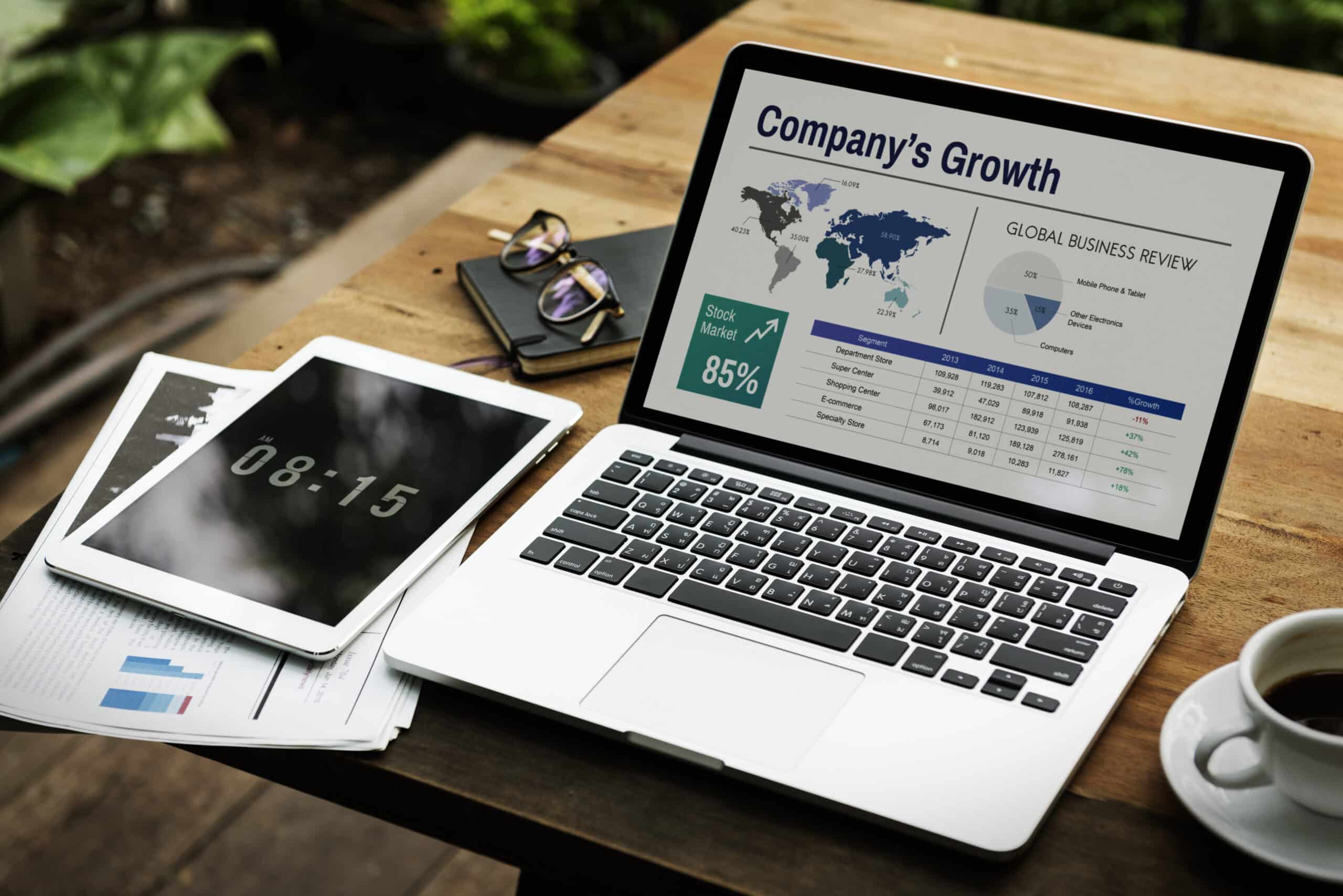 Digital Laptop Working Global Business Concept How Website Speed Impacts SEO, Leads and Conversions in 2026 | New Era Digital