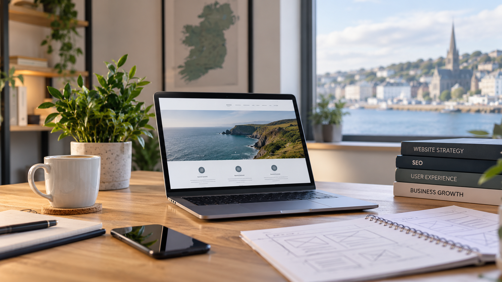 Website design cost in Ireland with website planning and SEO